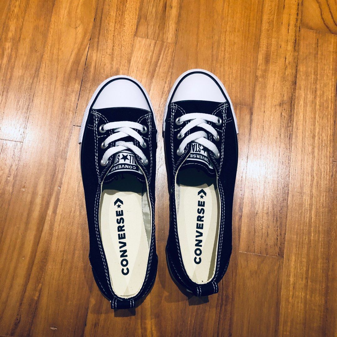 Chuck taylor all star ballet lace leather black cheap
