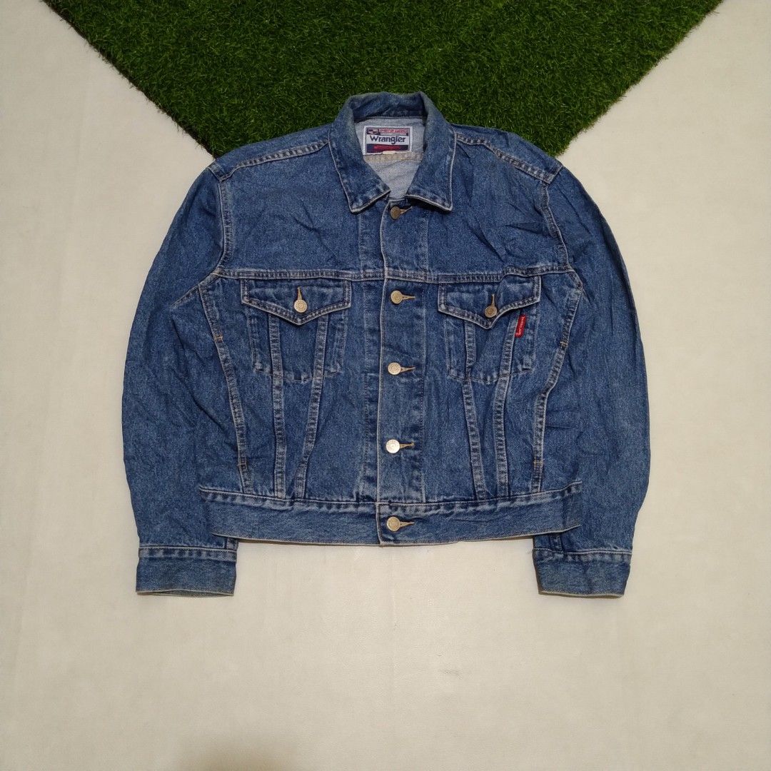 Jaket denim wrangler sales