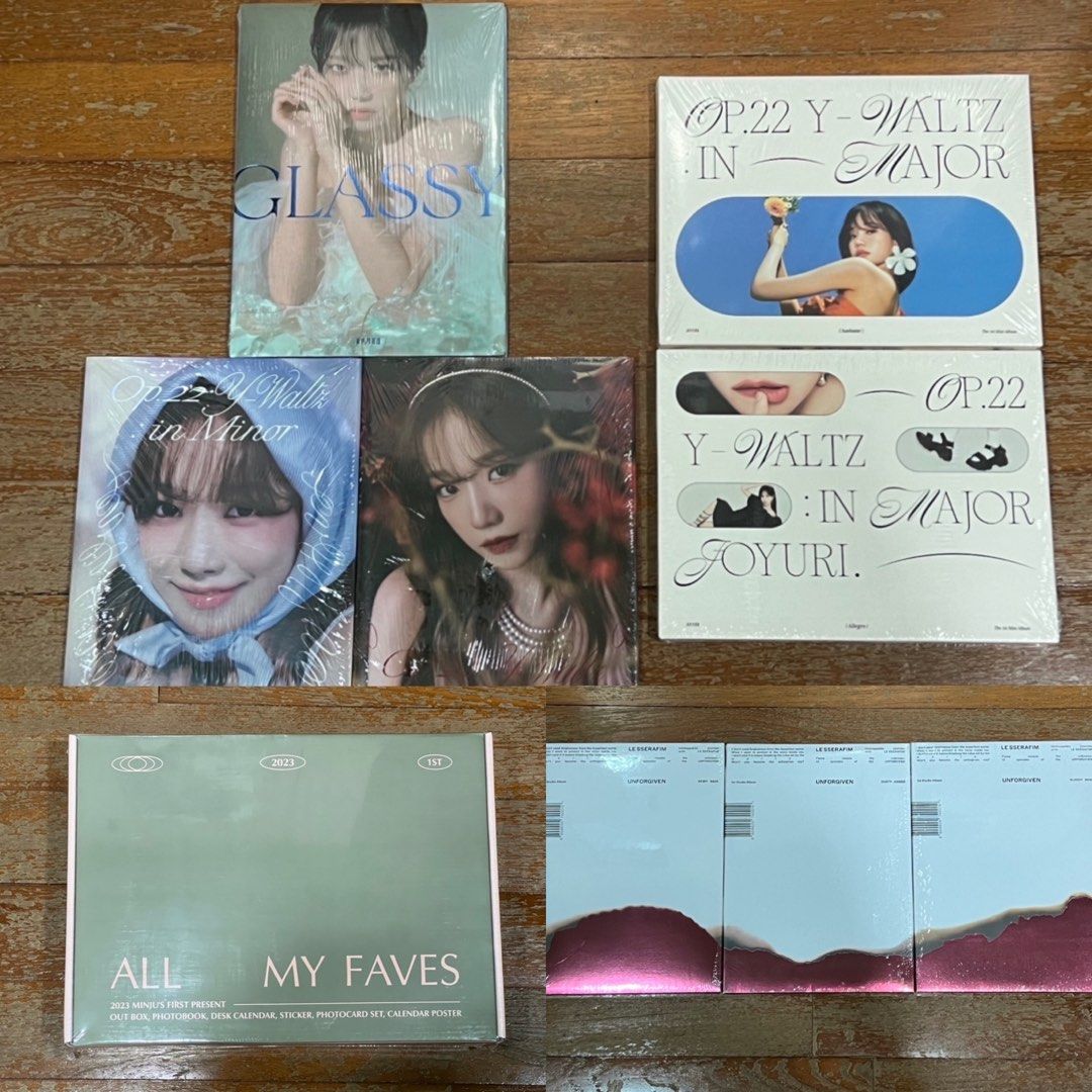 WTS Albums Sealed and Unsealed Kim Minju Jo Yuri Lesserafim le sserafim