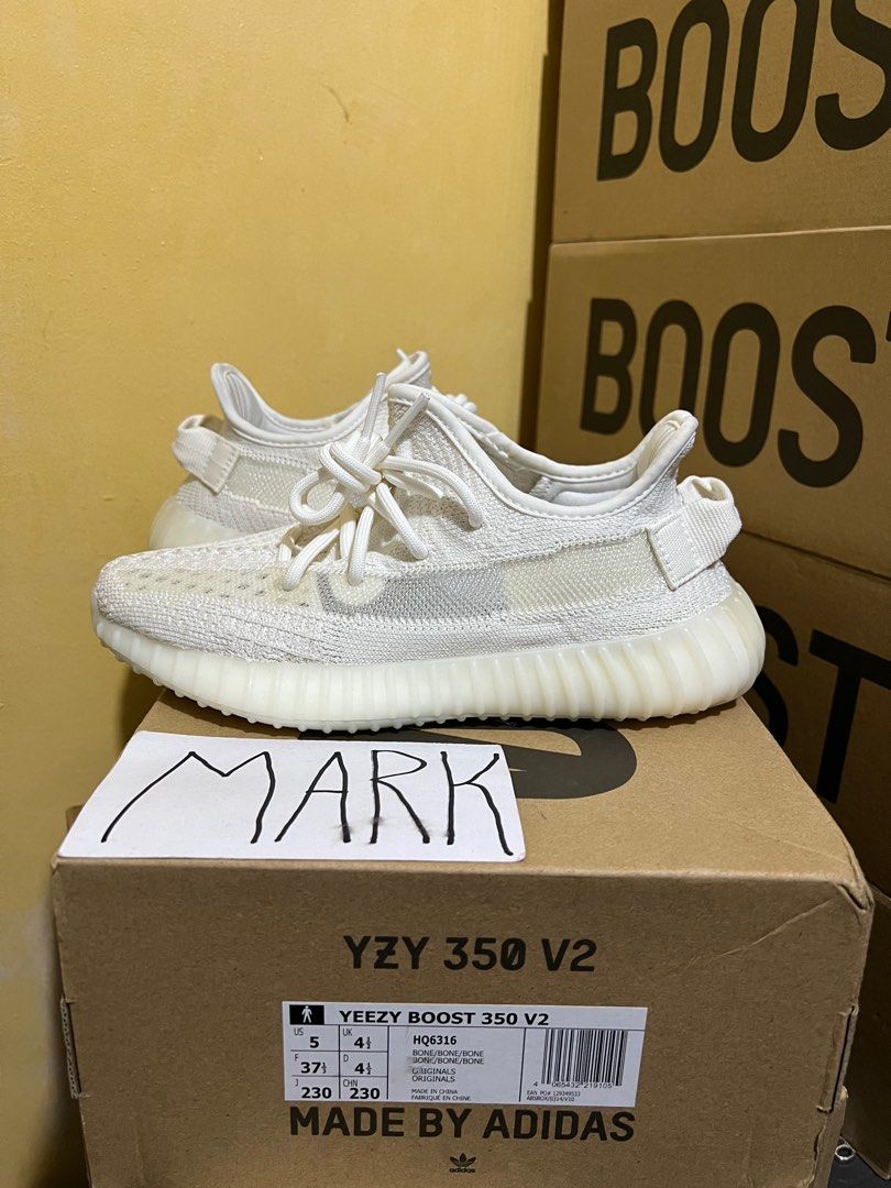 Yeezy Boost 350 v2 Bone Size 7 Womens Women s Fashion Footwear Sneakers on Carousell