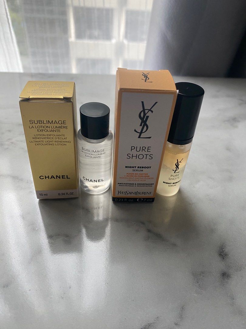YSL pure shots + Chanel Sublimage, Beauty & Personal Care, Face