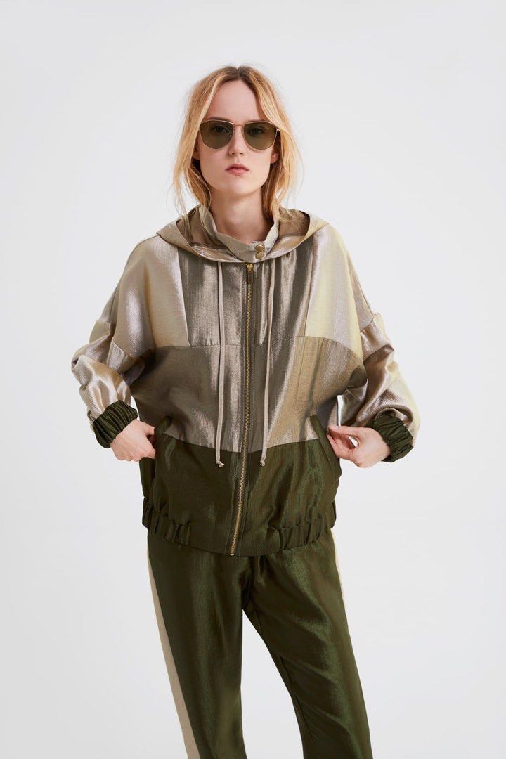 Shimmer hotsell jacket zara