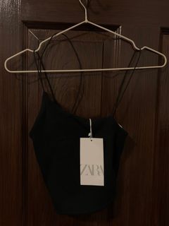 Zara Women’s Asymmetrical Black Top