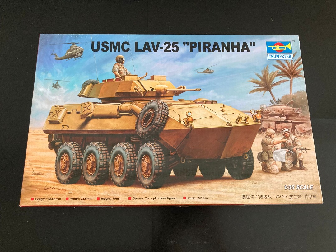 Char Amphibie PIRANHA USMC 1/72 - Eaglemoss Collection Militaire - Métal