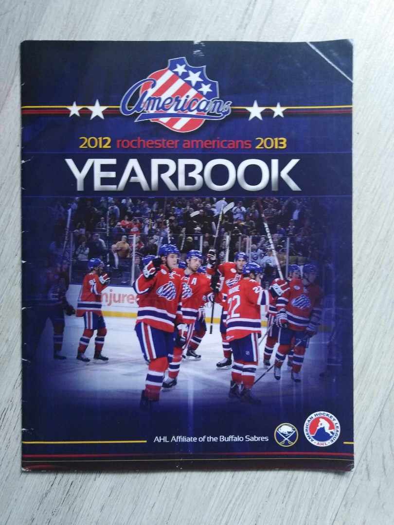2012 rochester americans hockey yearbook on Carousell