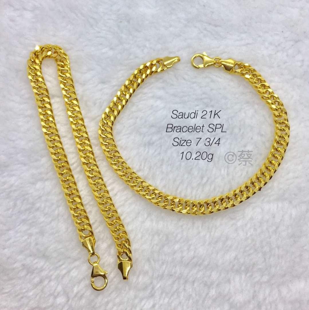 21k Saudi Gold Bracelet Selection, Women's Fashion, Jewelry & Organizers,  Bracelets on Carousell