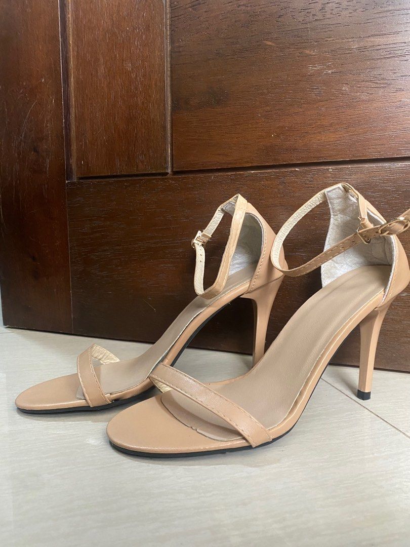 4 inches Nude Heels Women s Fashion Footwear Heels on Carousell