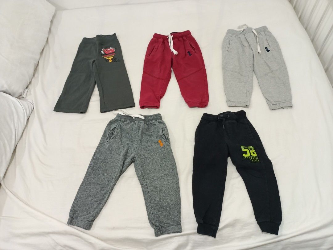 5 Pieces Kids Sport Pants Joggers Track bottom Size 2 years old