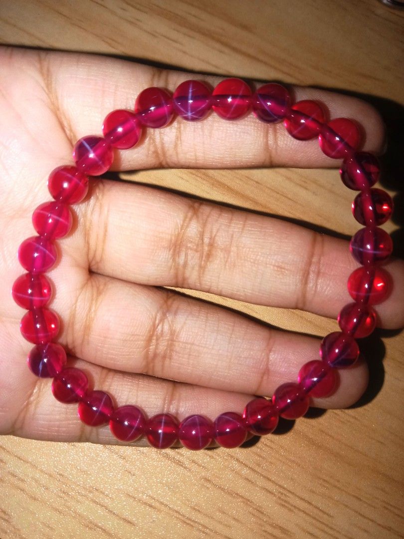 Star ruby bracelet on sale