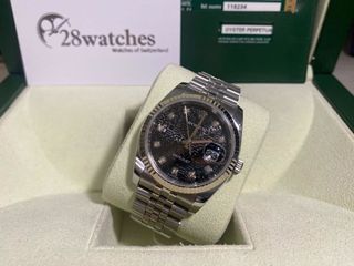 二手 Rolex Datejust 116234-63600 J AD發票 亂碼 停產 齊格 齊牌 - 28watches