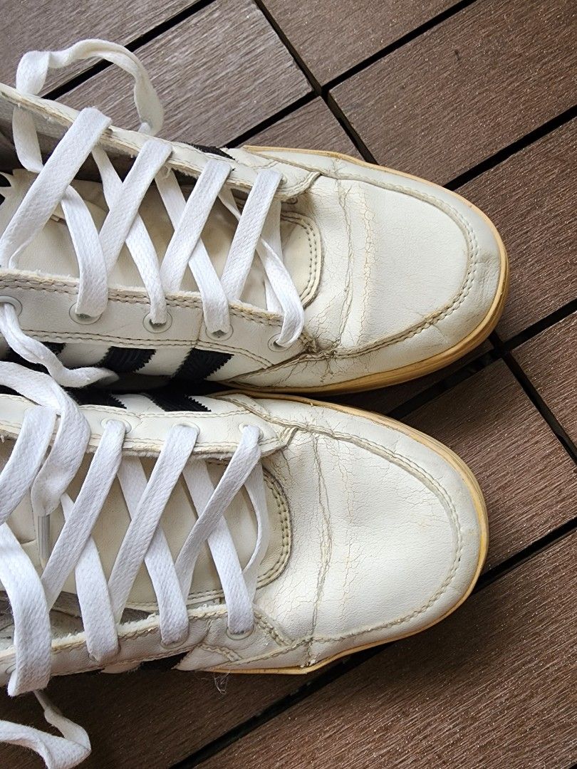 Adidas hardcourt big logo bianche deals