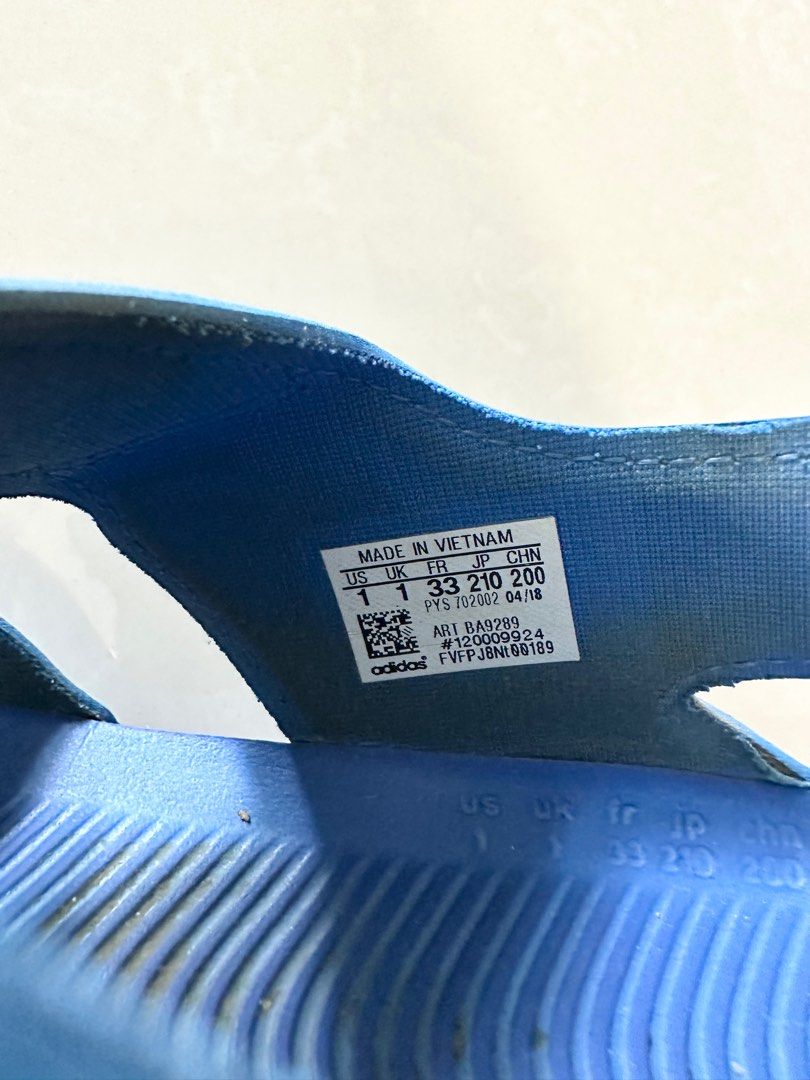 Adidas Sandal Kids Blue, Babies u0026 Kids, Babies u0026 Kids Fashion on Carousell