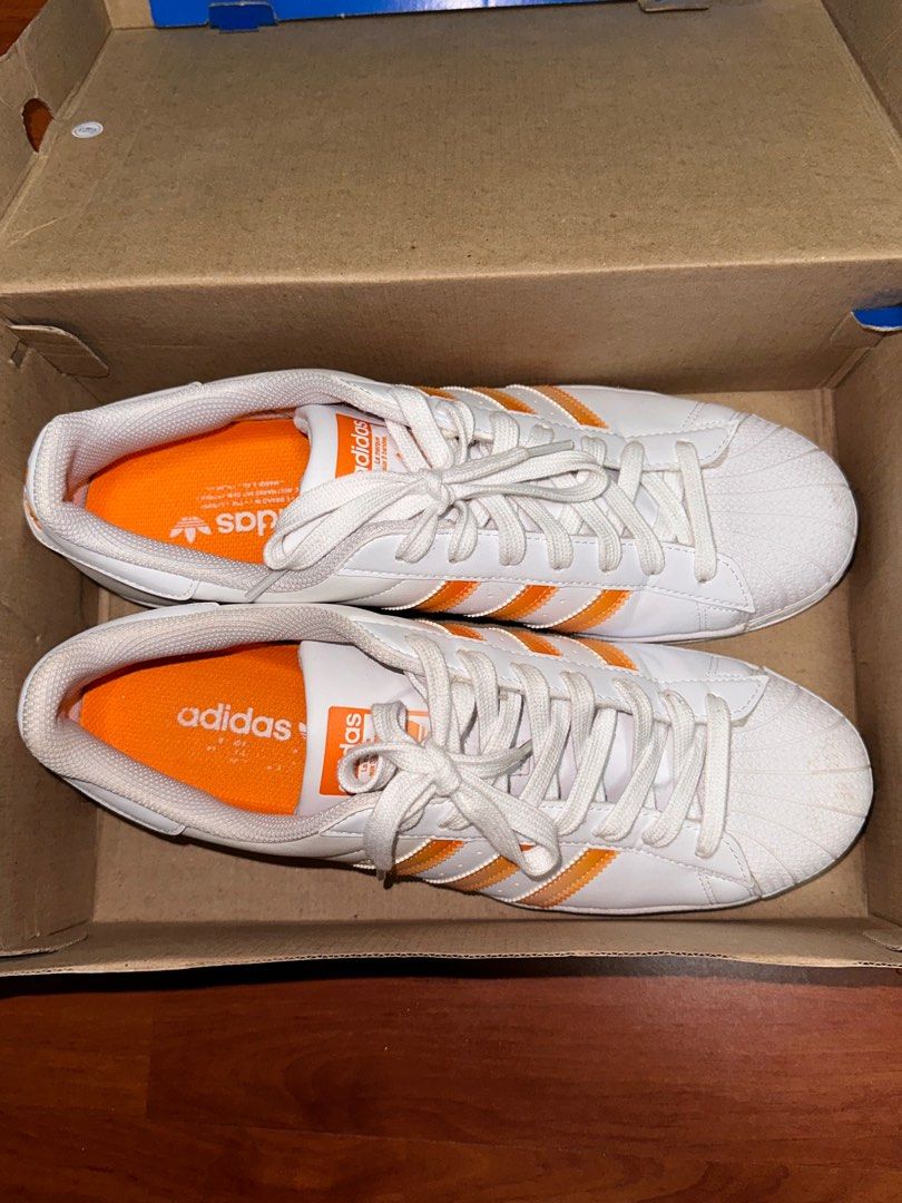 Superstar 2 white shop orange
