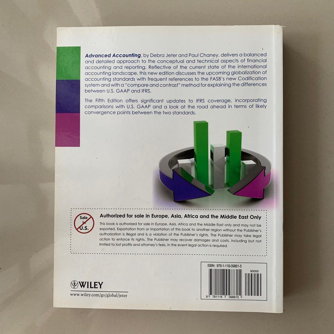 Advanced Accounting by Debra C. Jeter and Paul K Chaney, Hobbies & Toys