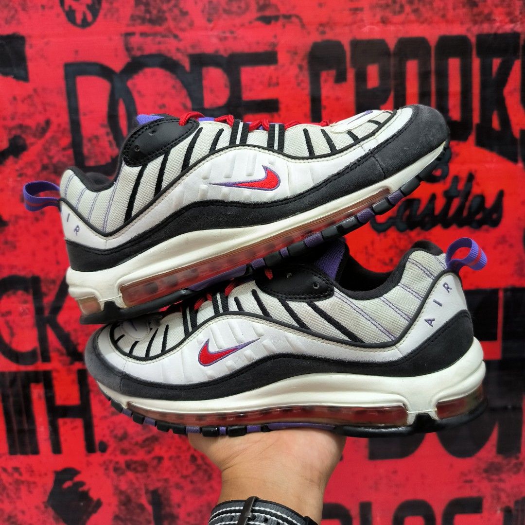 Air max 98 online white black psychic purple