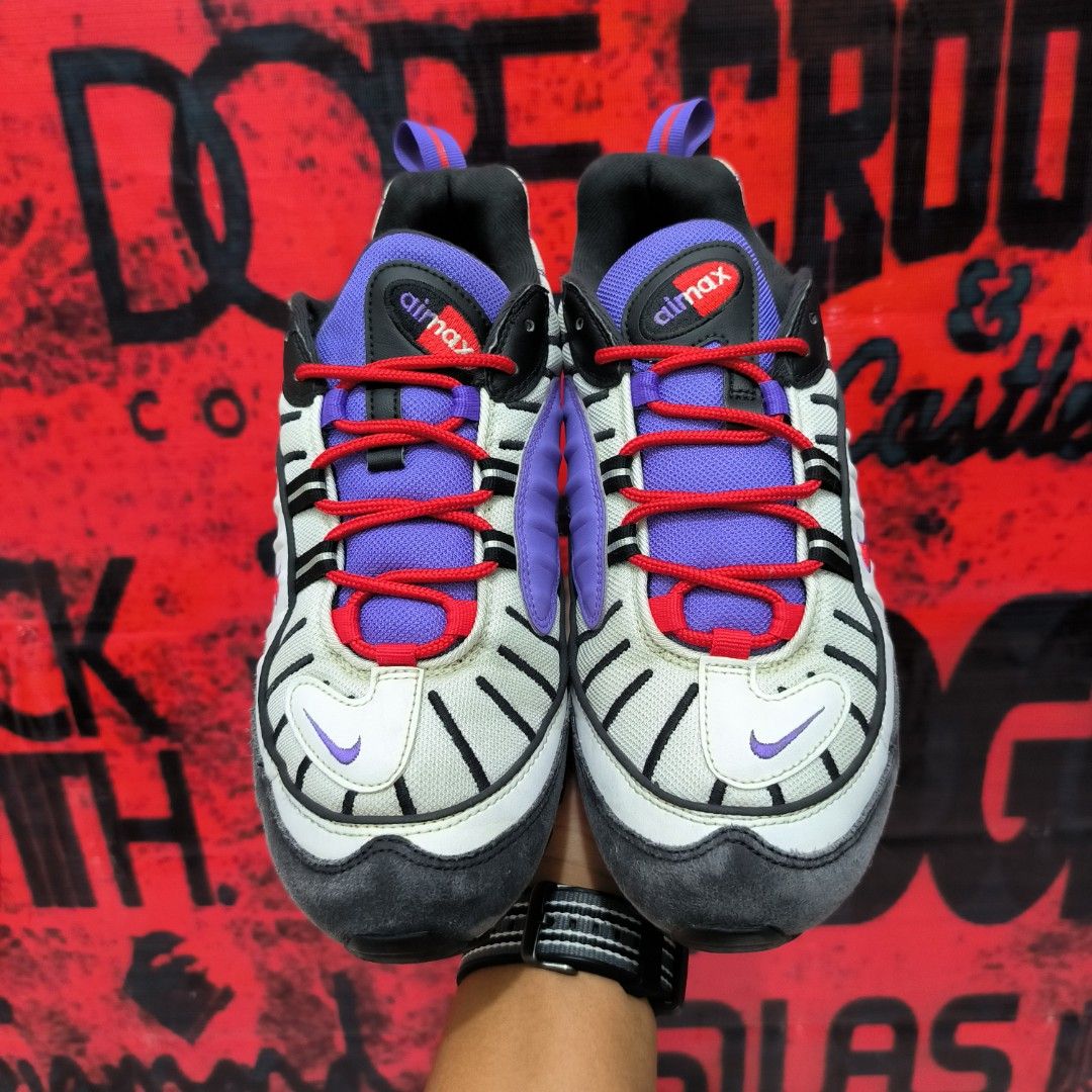 Nike air max 98 white/black-psychic purple hotsell