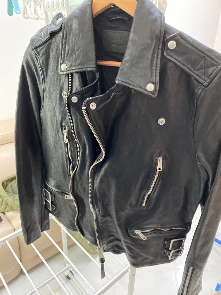 All saints akira leather jacket new arrivals