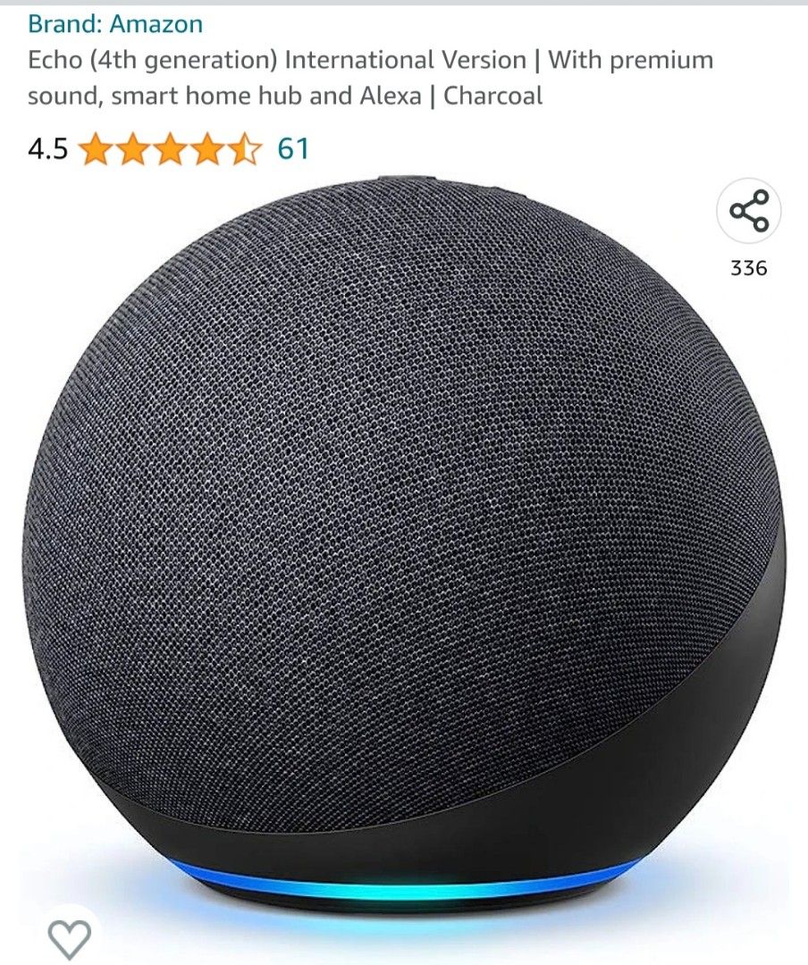 Amazon Echo Gen 4, Audio, Soundbars, Speakers & Amplifiers on Carousell