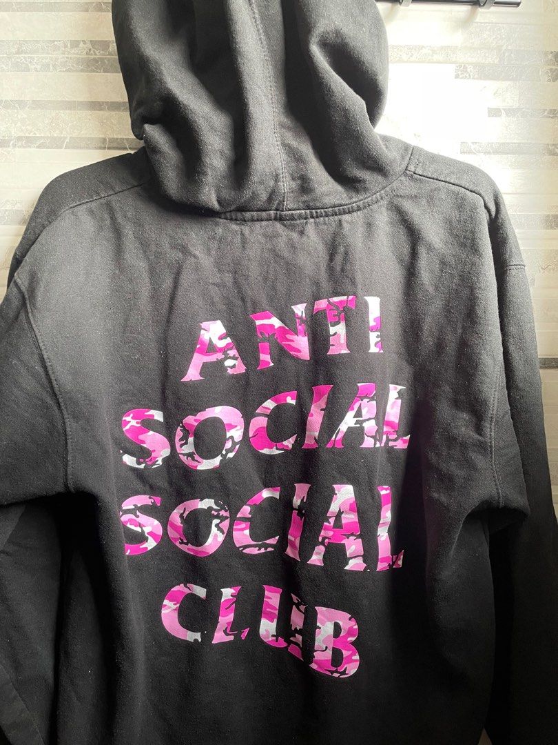 Anti social social best sale club x undefeated hoodie