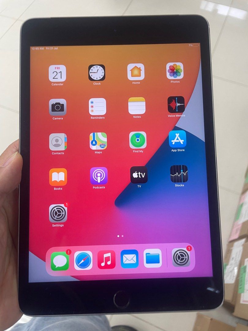 Apple iPad mini 4 128gb cellular /Wi-Fi 有中文, 手提電話, 平板電腦