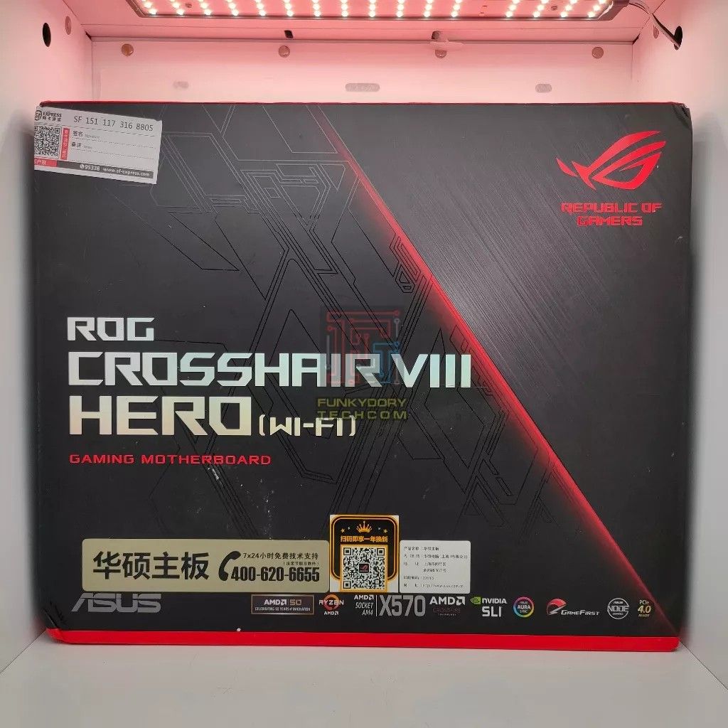 Asus amd am4 rog on sale x570 crosshair viii hero