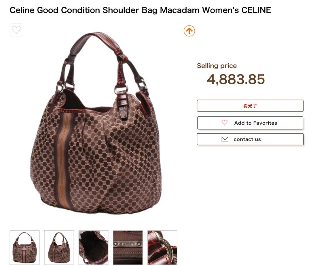 Authentic Celine Shoulder Bag brown 3 pockets Luxury Bags Wallets on Carousell