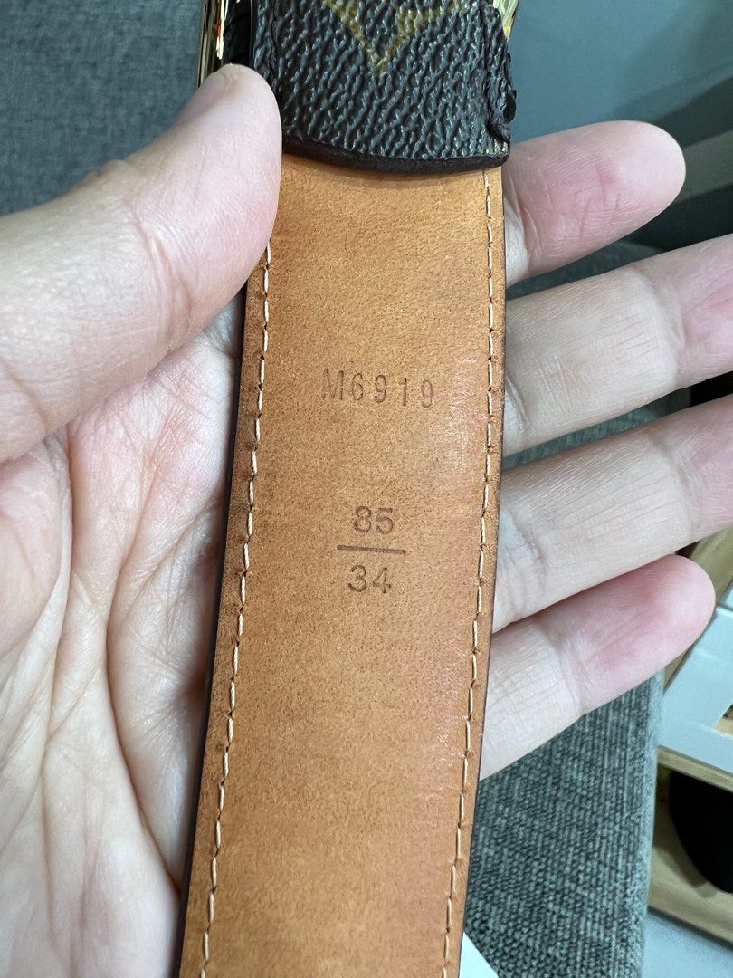 authentic real louis vuitton belt serial number
