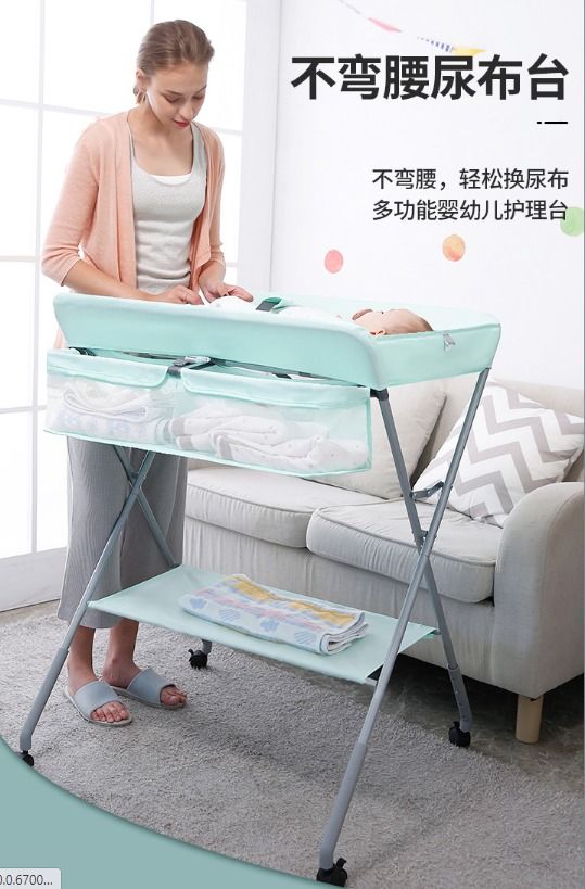 Baby Newborn Changing Table Portable Folding Diaper Station With