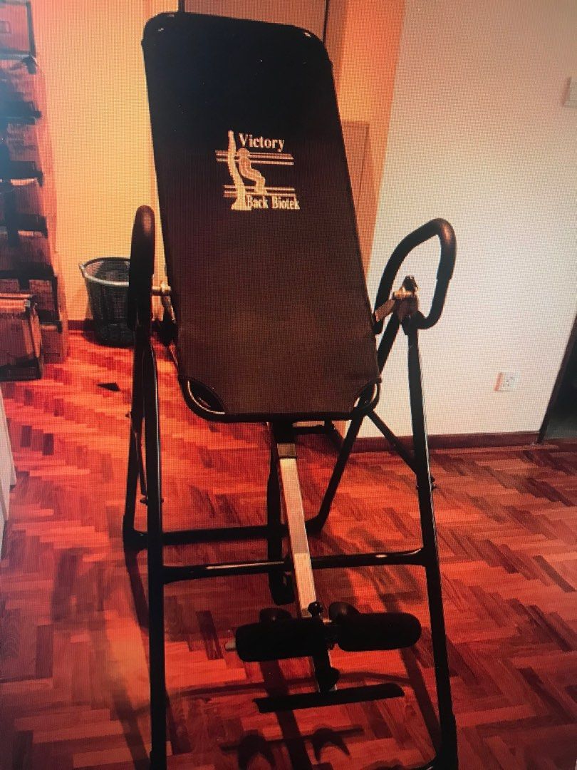 Back biotek inversion table- back pain relief, Sports Equipment ...