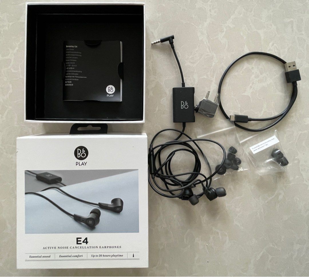 Bang & olufsen beoplay e4 advanced active noise cancelling earphones clearance