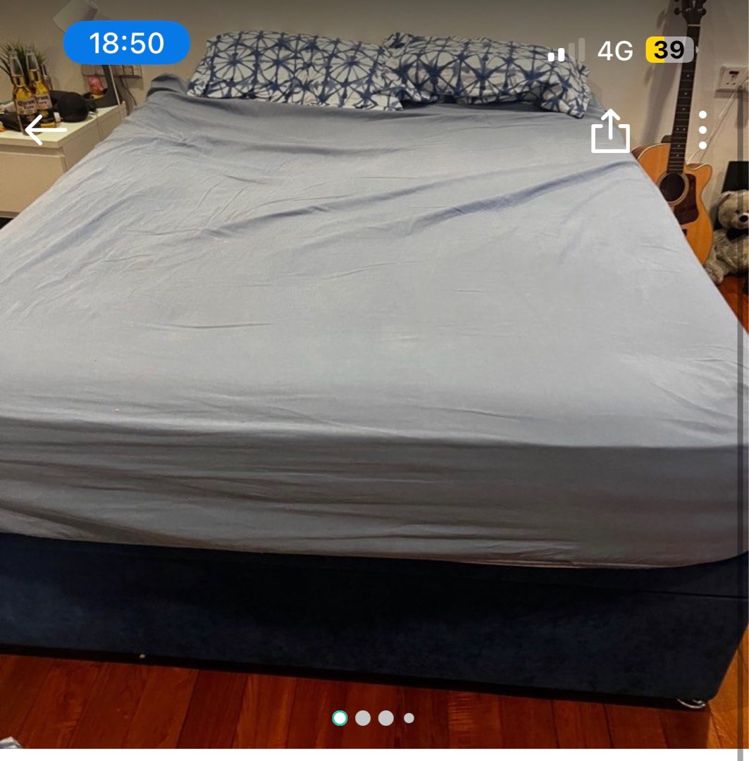 Bed Queen + Mattresses pickup until Tuesday, Furniture & Home Living