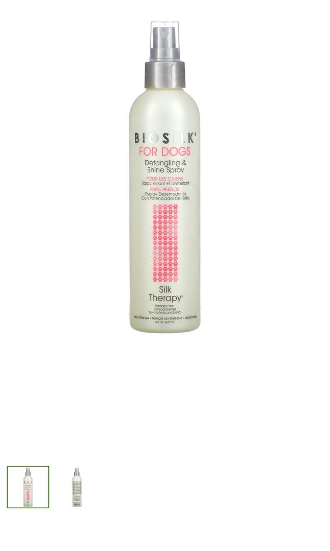 Biosilk store dog spray