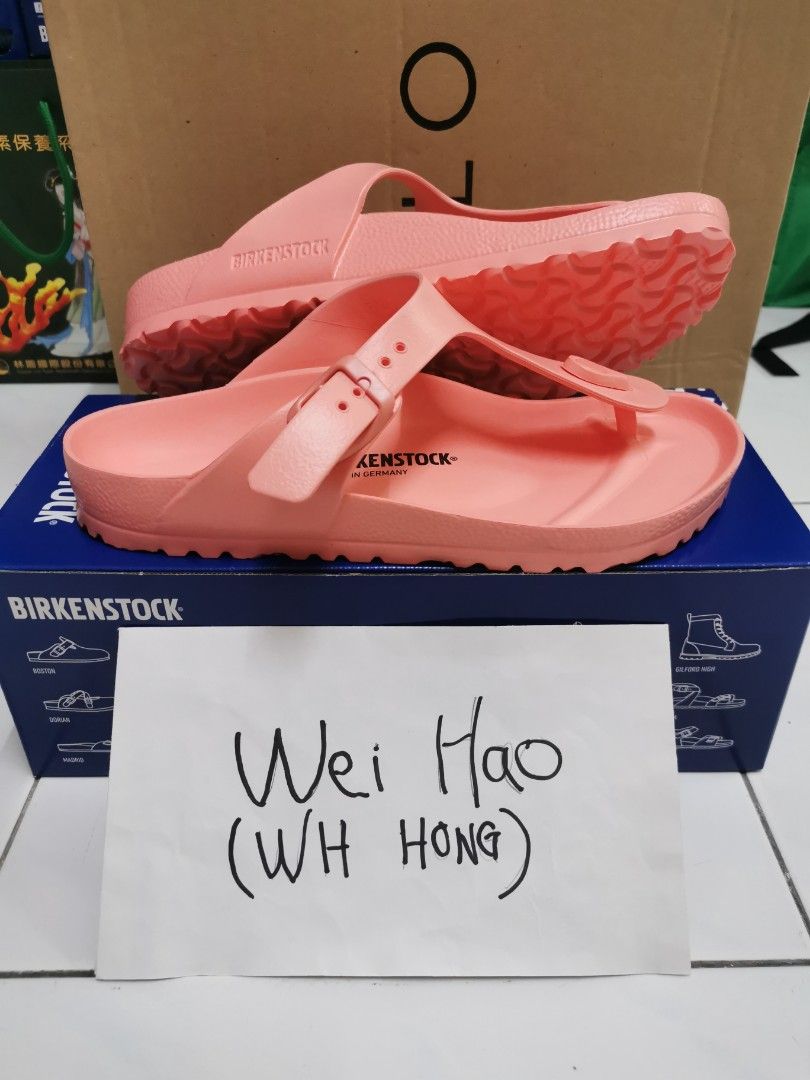 Birkenstock shop coral gizeh
