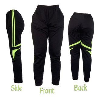 Black x Neon Green Jogger pants