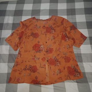 Blouse Batik Orange