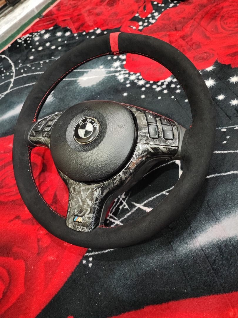 BMW E46 M Sport Steering Wheel Multifunction Stering Complete With