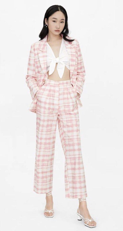 Buy Mens Fashion Plaid Pants Pink Color Online in India  Etsy