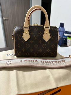 LV Poche Toilette NM (M46037) - With Grommets + Gold or Silver Chain