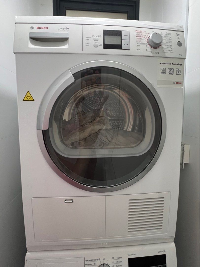 BOSCH Avantixx 6 Condenser Dryer, TV & Home Appliances, Washing