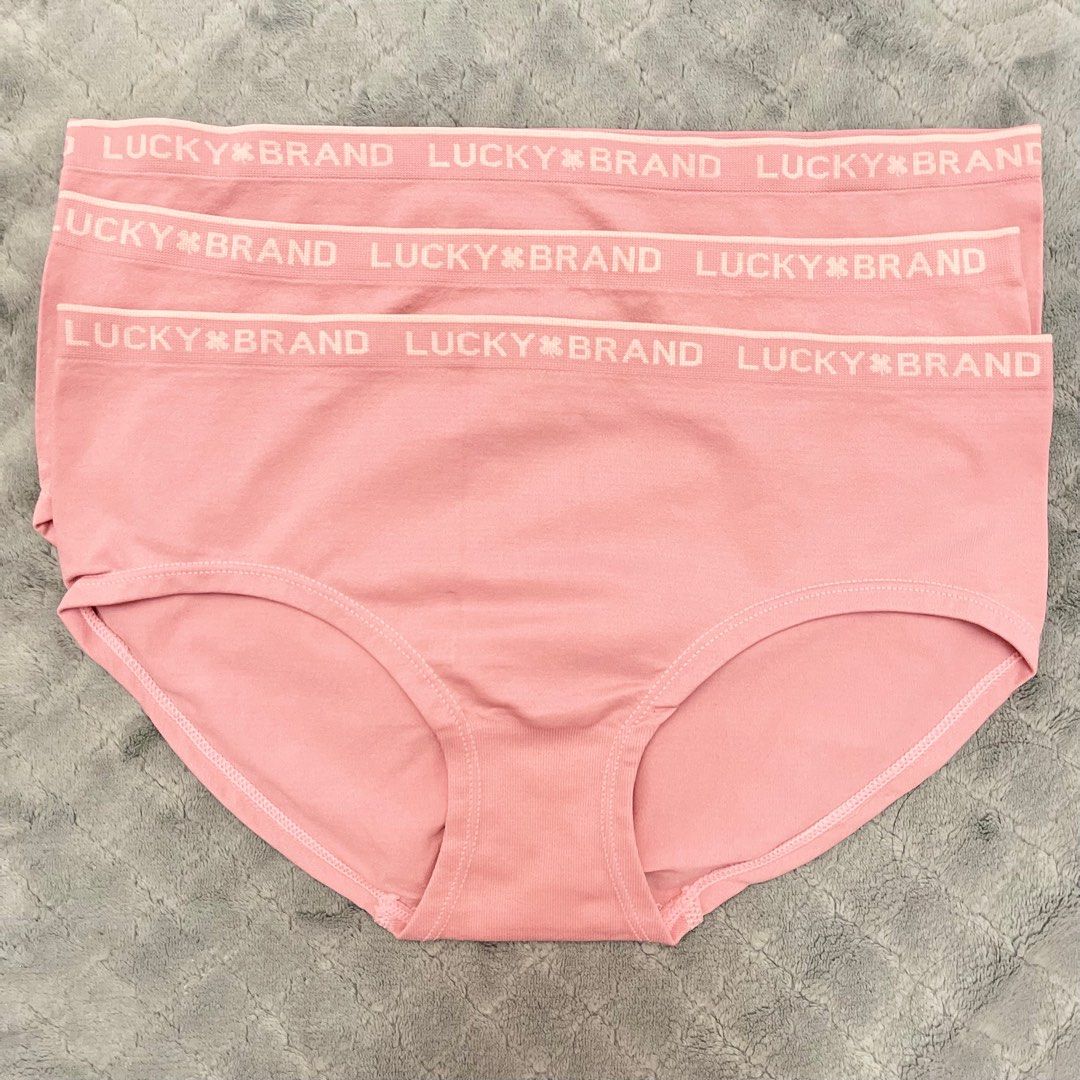 BRAND NEW Lucky Brand Seamless Super Soft Midwaist Panty Pack of 3 Medium  to Large, Women's Fashion, Undergarments & Loungewear on Carousell