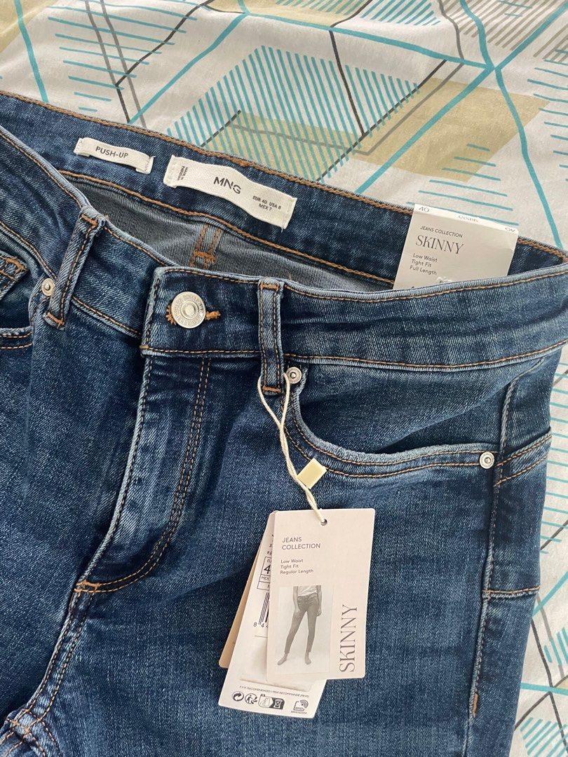 Brand New Mango Push Up Jeans (Category: Jeans) located in San Fernando. Submitted by akcd12 (Listing ID 1244671234, Image 3). Description: Brand New Mango Skinny Jeans Mall Price Php 1,995 Bought from Mango Fits size 28-29 .