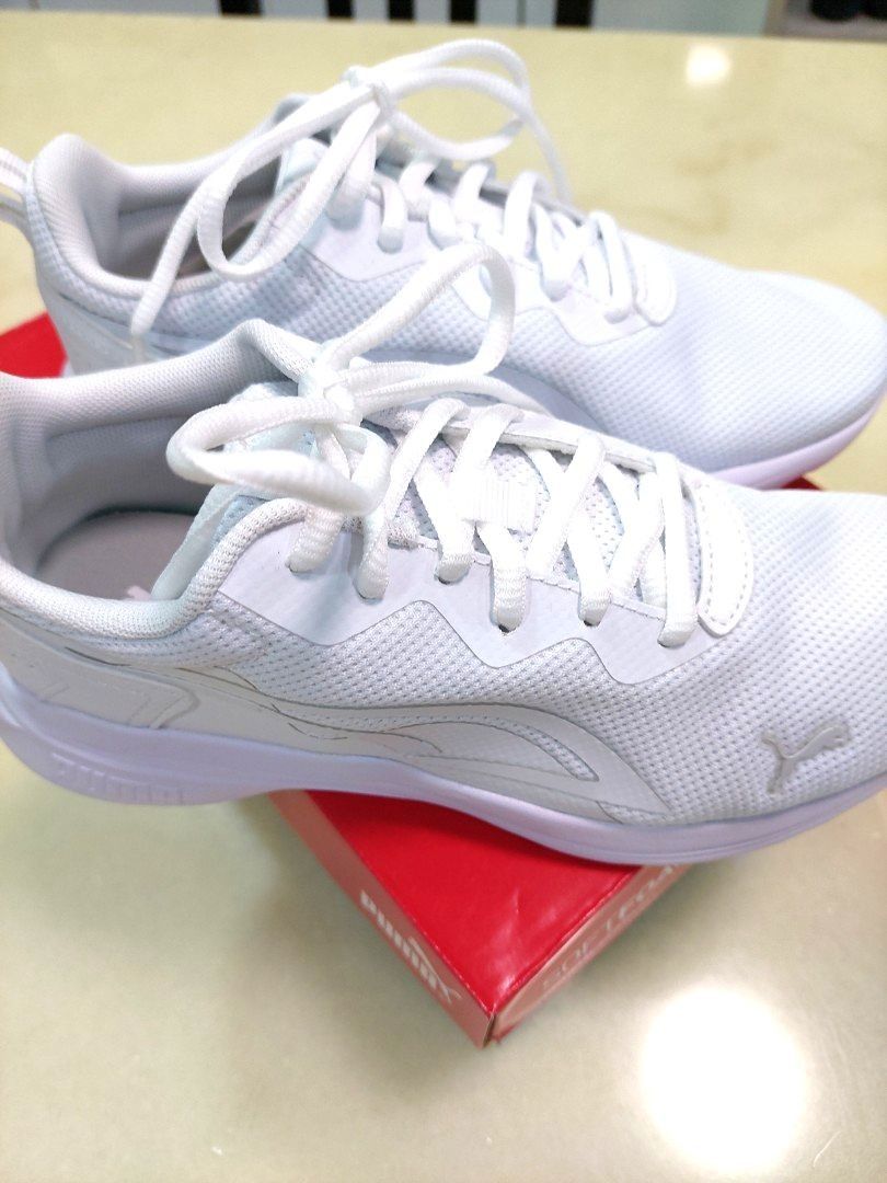 Brand new Puma white school shoes
