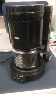 Braun Coffee Maker and Delonghi Coffee Grinder