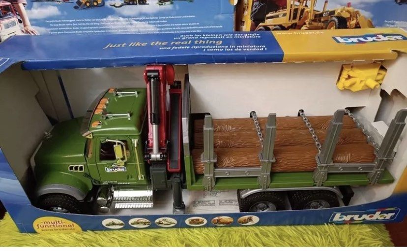 Bruder mack logging shop truck