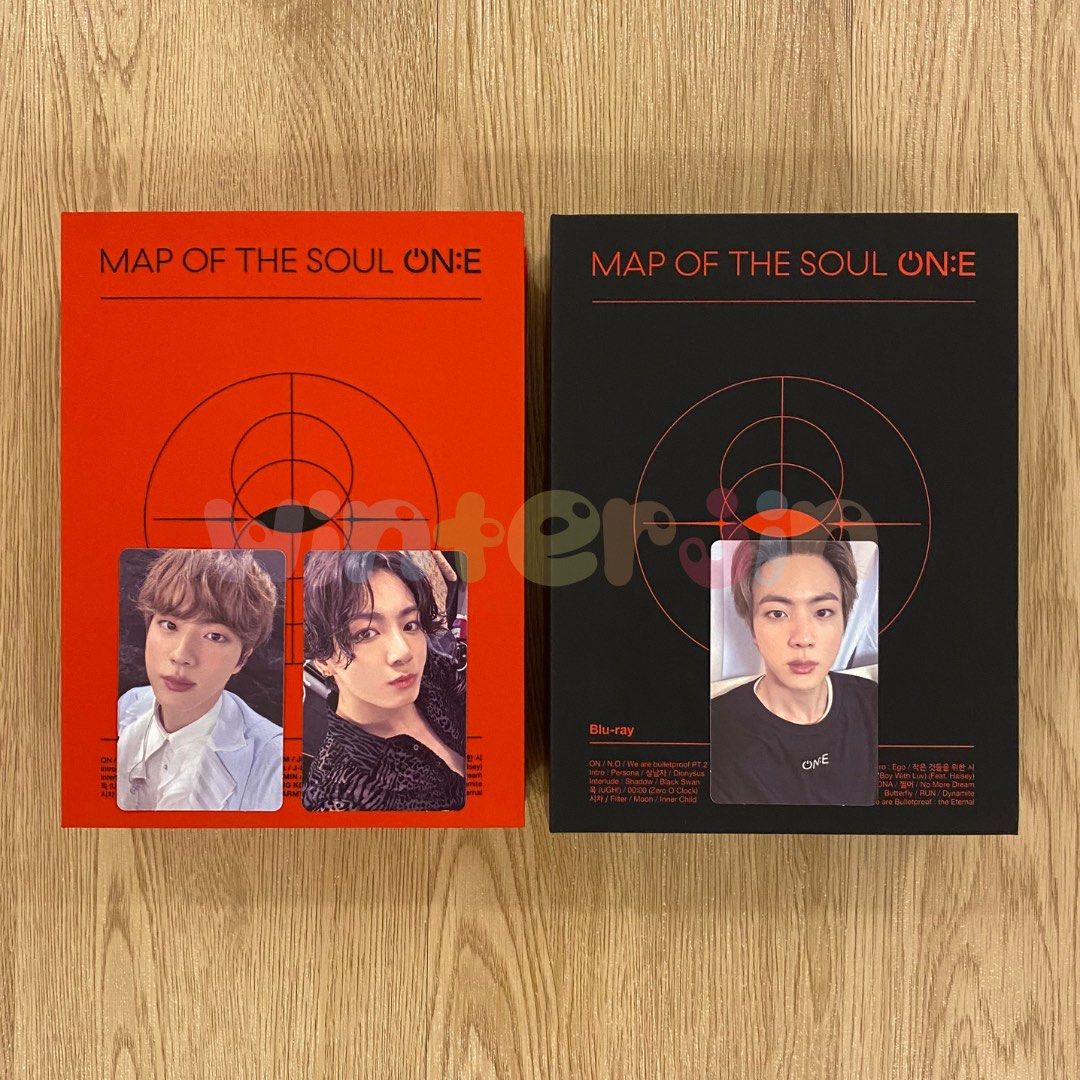 BTS MOTS ONE DVD BLURAY BR JIN SEOKJIN JUNGKOOK JK PHOTOCARD