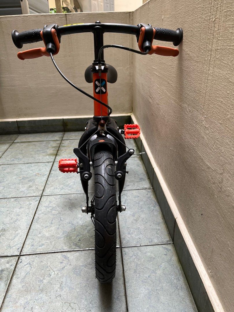 Btwin 14 inch 500 3-5 years - Orange, Sports Equipment, Bicycles ...
