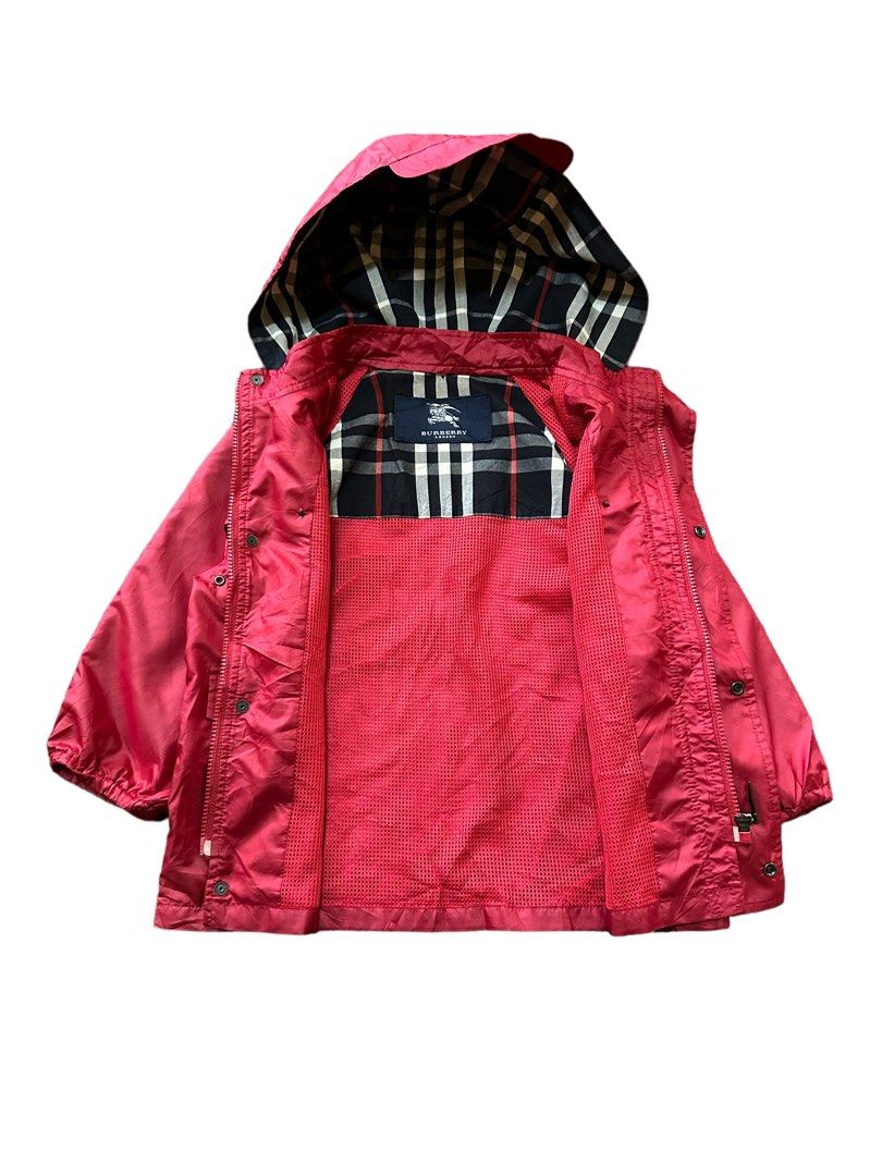 Burberry hoodie kids red discount