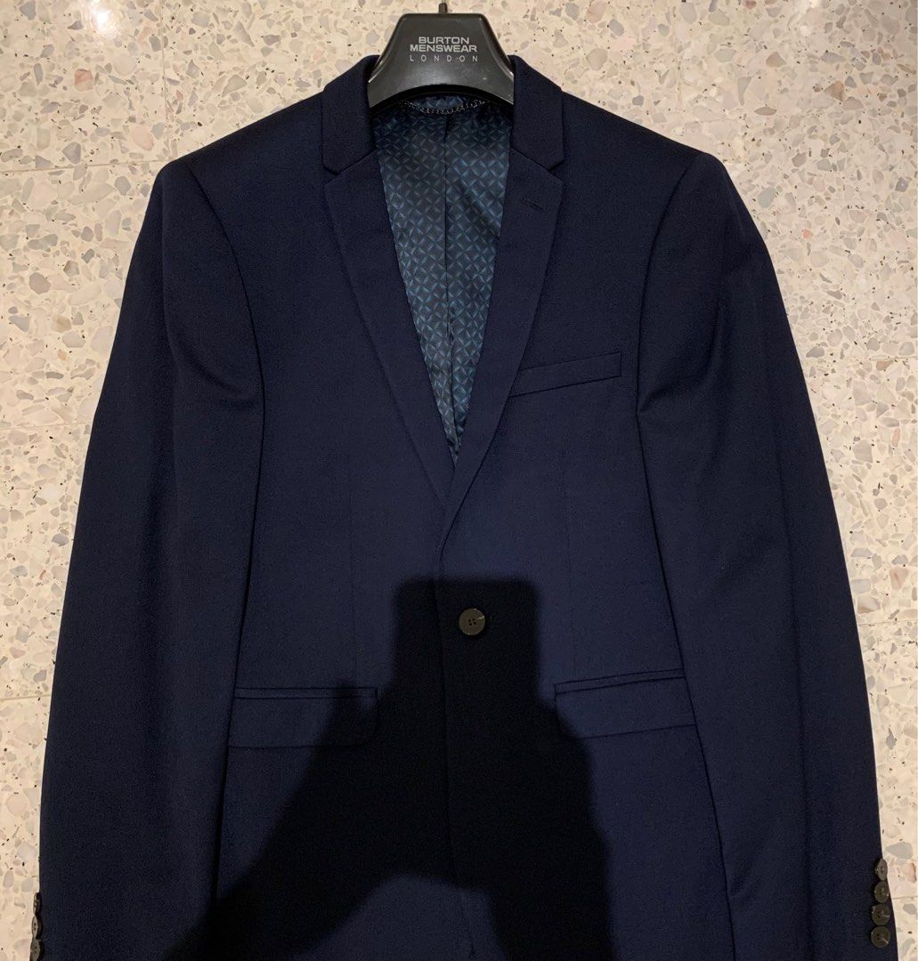 Burton navy blazer sales
