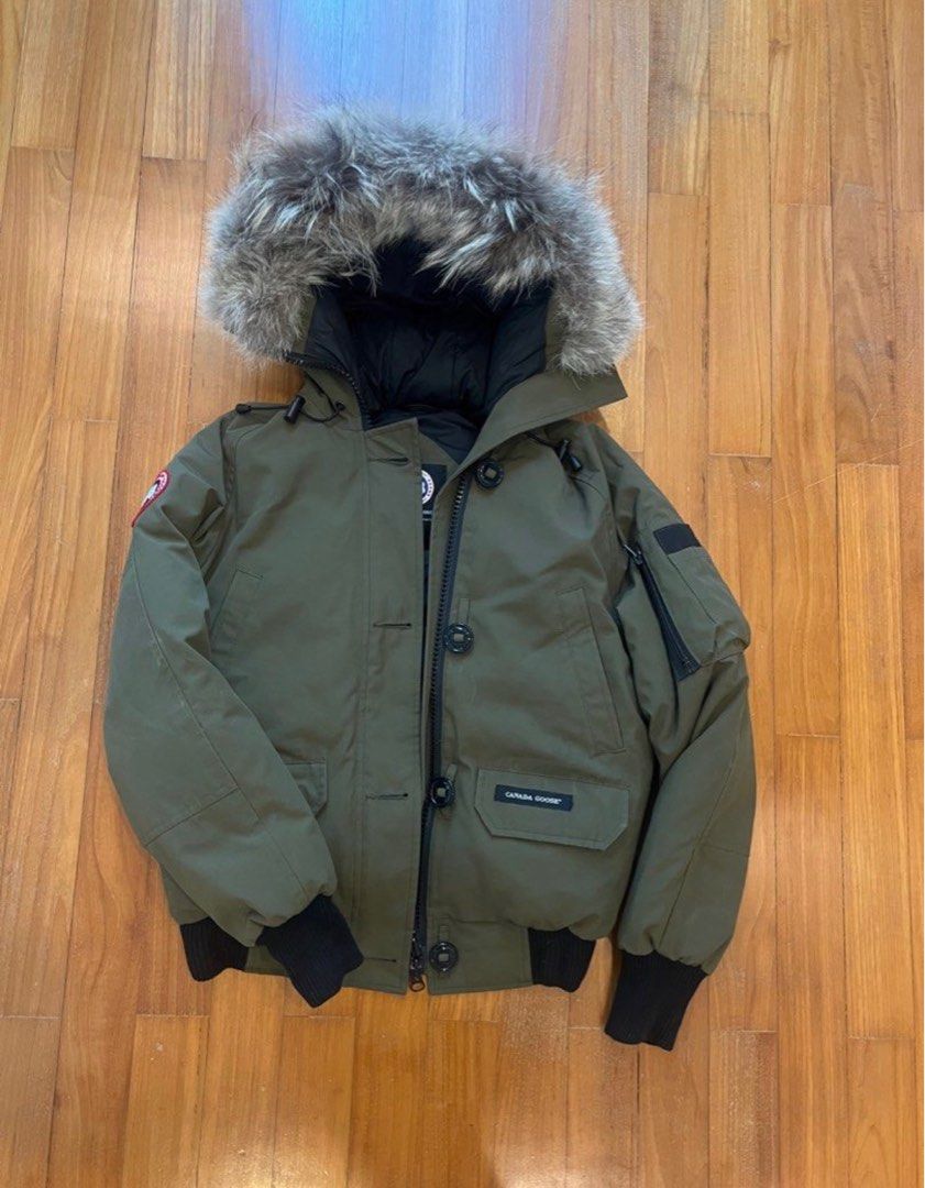 Canada goose bomber green outlet