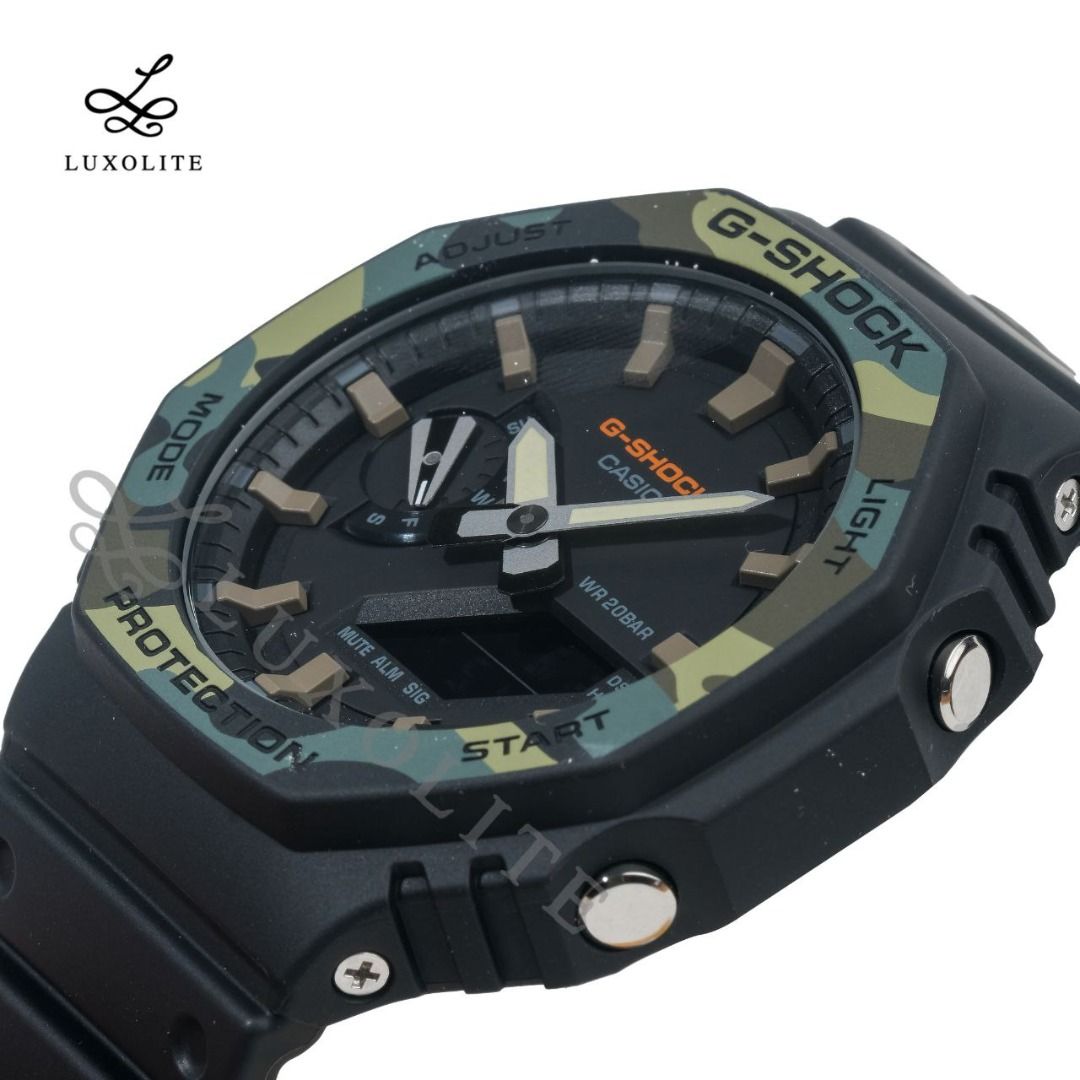 Casio G Shock GA2100SU 1A GA 2100SU 1A GA 2100SU 1ADR GA2100 Carbon Core Guard Structure Special Colour Black Resin Band Watch Men s Fashion Watches Accessories Watches on Carousell